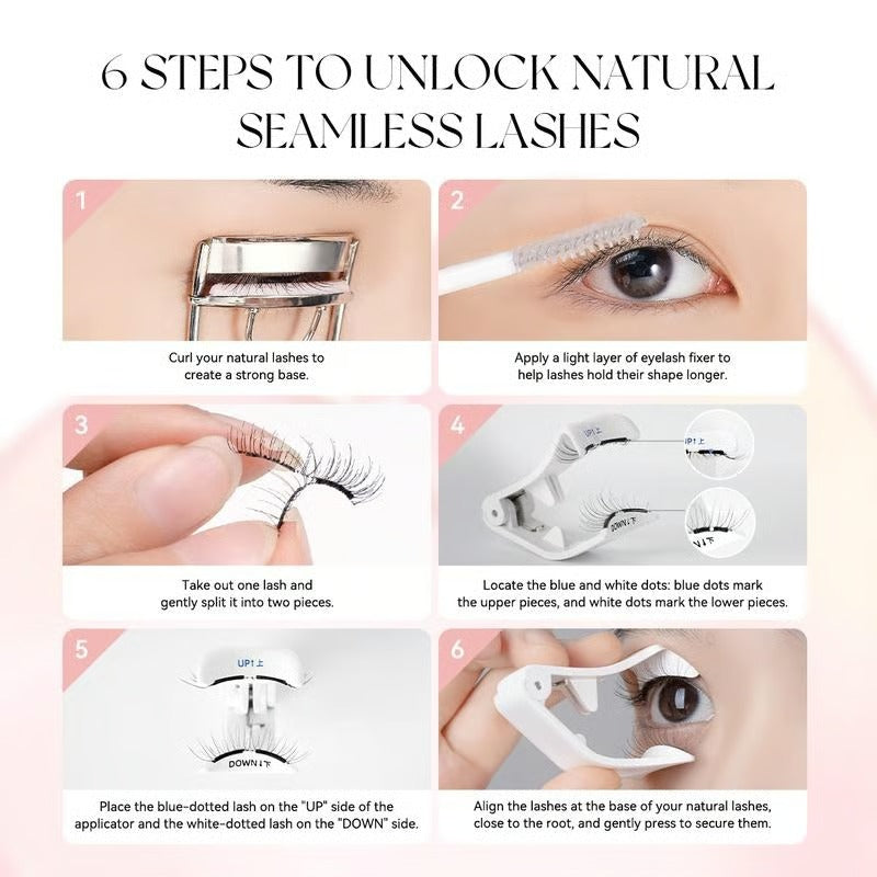 Soft Magnetic Eyelashes All-in-One Box, Reusable