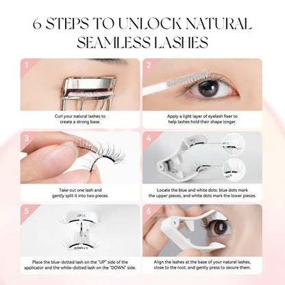 Soft Magnetic Eyelashes All-in-One Box, Reusable